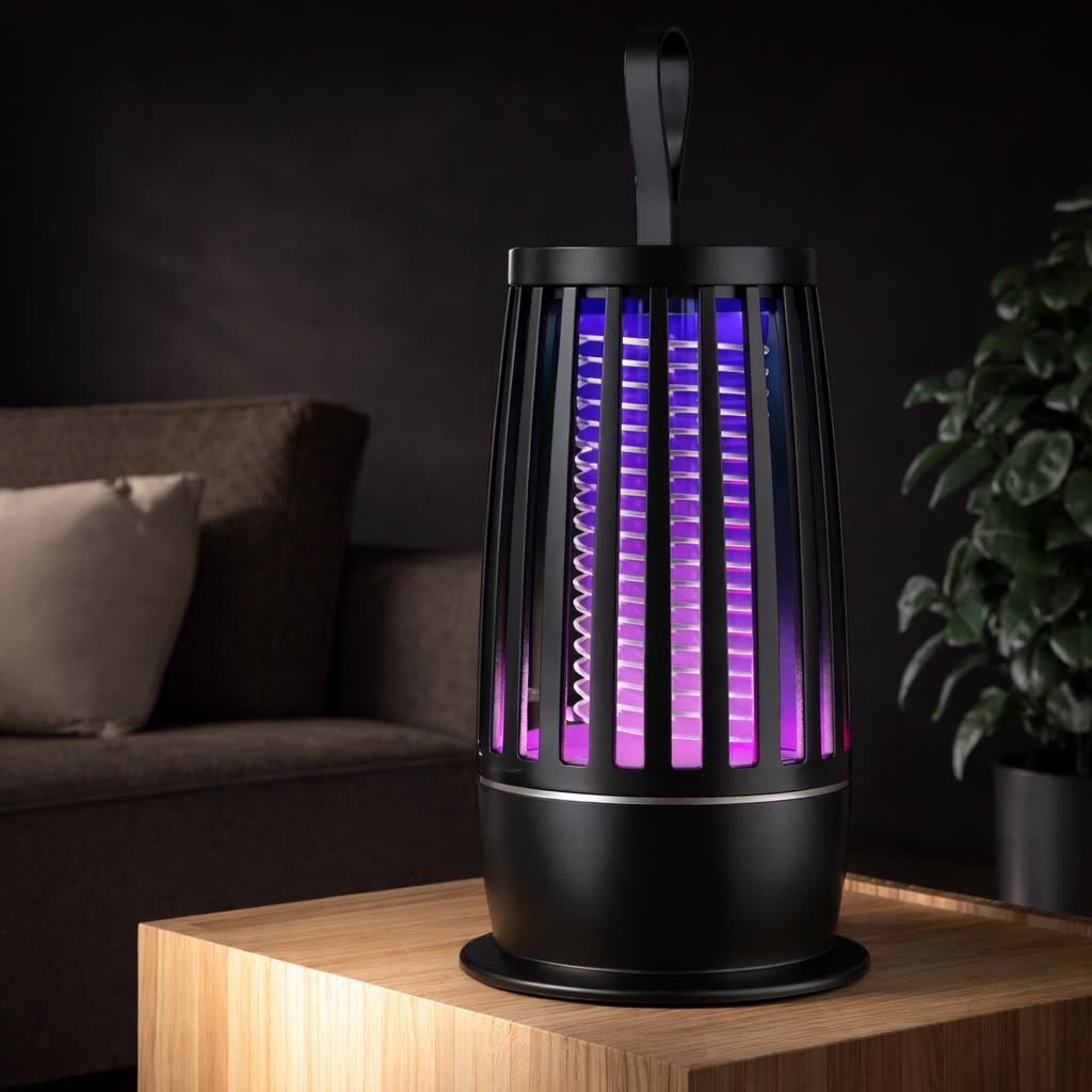 Lámpara Atrapamosquitos UV Eléctrica 360°